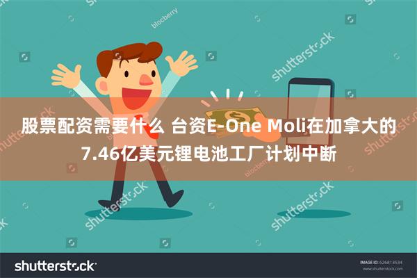 股票配资需要什么 台资E-One Moli在加拿大的7.46亿美元锂电池工厂计划中断